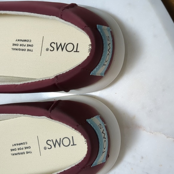 TOMS Alpargata Mallow Burgundy Multi Matte Woven NWT. - Picture 6 of 7